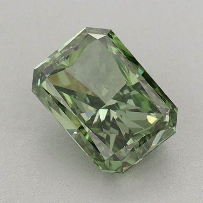 Loose Diamond - RADIANT 1.02ct Fancy Vivid Green VS1: Loose Diamond - RADIANT 1.02ct Fancy Vivid Green VS1 Source: This is a real non-mined Diamond that has been grown in a lab Shape: RADIANT Carats: 1.02 Color: Fancy Vivid Green Certification: IGI