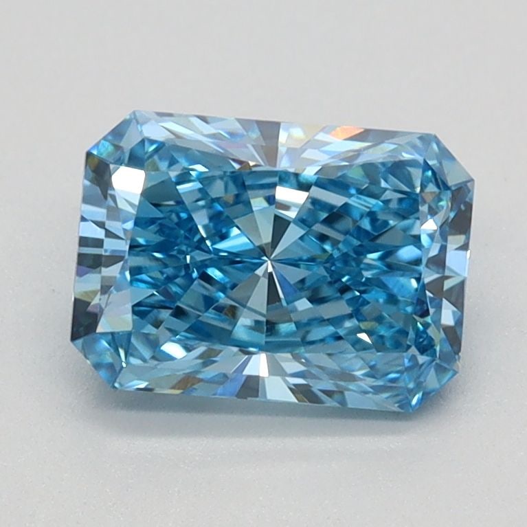 Loose Diamond - RADIANT 1.14ct Fancy Vivid Blue VVS2: Loose Diamond - RADIANT 1.14ct Fancy Vivid Blue VVS2 Source: This is a real non-mined Diamond that has been grown in a lab Shape: RADIANT Carats: 1.14 Color: Fancy Vivid Blue Certification: IGI Video: