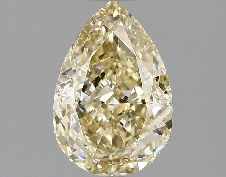Loose Diamond - PEAR 1.47ct Fancy Yellow VS2: Loose Diamond - PEAR 1.47ct Fancy Yellow VS2 Source: This is a real non-mined Diamond that has been grown in a lab Shape: PEAR Carats: 1.47 Color: Fancy Yellow Certification: IGI Video: