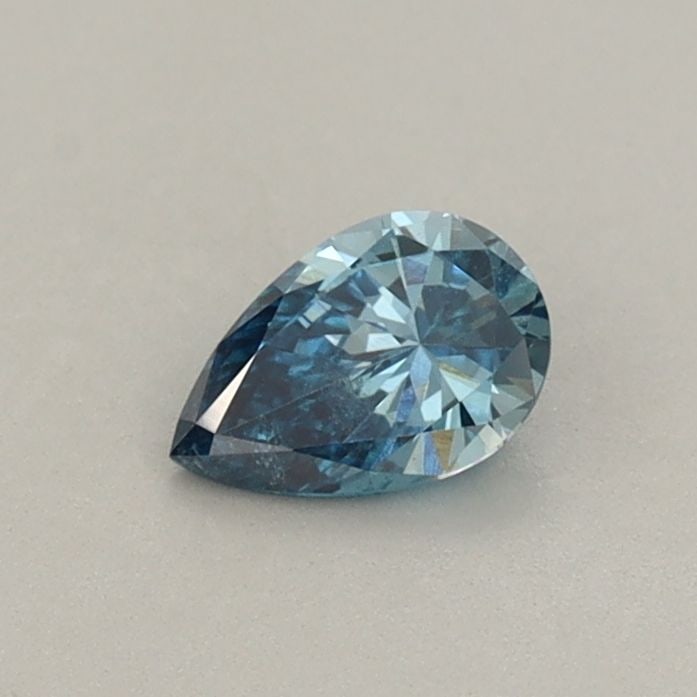 Loose Diamond - PEAR 0.29ct Fancy Vivid Blue SI1: Loose Diamond - PEAR 0.29ct Fancy Vivid Blue SI1 Source: This is a real non-mined Diamond that has been grown in a lab Shape: PEAR Carats: 0.29 Color: Fancy Vivid Blue Certification: IGI Video: