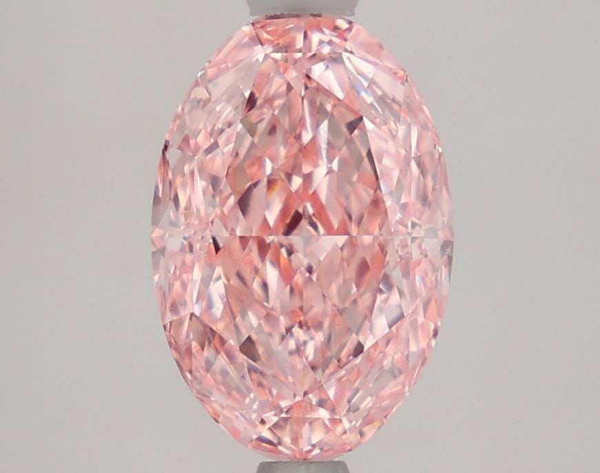Loose Diamond - OVAL 2.07ct Fancy Vivid Pink VS1: Loose Diamond - OVAL 2.07ct Fancy Vivid Pink VS1 Source: This is a real non-mined Diamond that has been grown in a lab Shape: OVAL Carats: 2.07 Color: Fancy Vivid Pink Certification: IGI Video: