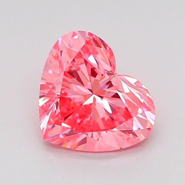 Loose Diamond - HEART 1.05ct Fancy Vivid Pink VVS2: Loose Diamond - HEART 1.05ct Fancy Vivid Pink VVS2 Source: This is a real non-mined Diamond that has been grown in a lab Shape: HEART Carats: 1.05 Color: Fancy Vivid Pink Certification: IGI Video:
