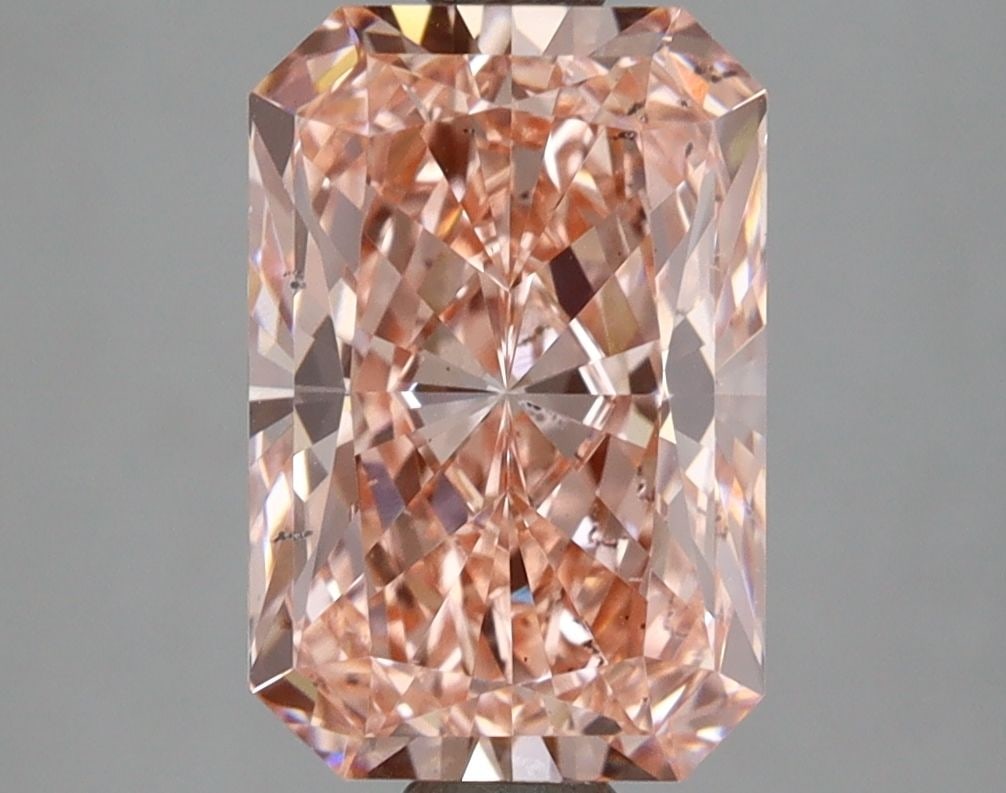 Loose Diamond - RADIANT 3.04ct Fancy Vivid Pink SI1: Loose Diamond - RADIANT 3.04ct Fancy Vivid Pink SI1 Source: This is a real non-mined Diamond that has been grown in a lab Shape: RADIANT Carats: 3.04 Color: Fancy Vivid Pink Certification: IGI Video: