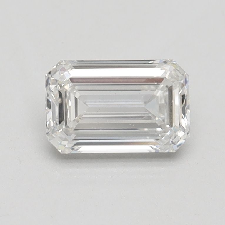 Loose Diamond - EMERALD 0.8ct F VS1: Loose Diamond - EMERALD 0.8ct F VS1 Source: This is a real non-mined Diamond that has been grown in a lab Shape: EMERALD Carats: 0.8 Color: F Clarity: VS1 Certification: IGI Video: