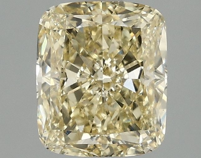Loose Diamond - CUSHION MODIFIED 2.01ct Fancy Intense Yellow VS2: Loose Diamond - CUSHION MODIFIED 2.01ct Fancy Intense Yellow VS2 Source: This is a real non-mined Diamond that has been grown in a lab Shape: CUSHION MODIFIED Carats: 2.01 Color: Fancy Intense Yellow