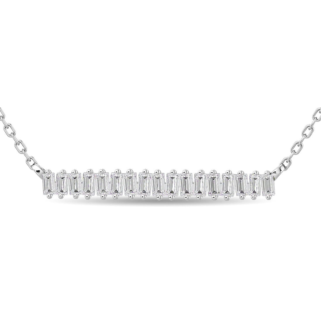 Diamond 1/5 Ct.Tw. Fashion Necklace in 14K White Gold: Diamond 1/5 Ct.Tw. Fashion Necklace in 14K White Gold 14k White Gold Stone Color: G-h Stone Clarity: Si3-i1 This item may take 2-5 weeks for shipping. The Diamond Depot Guarantee: All items in this au
