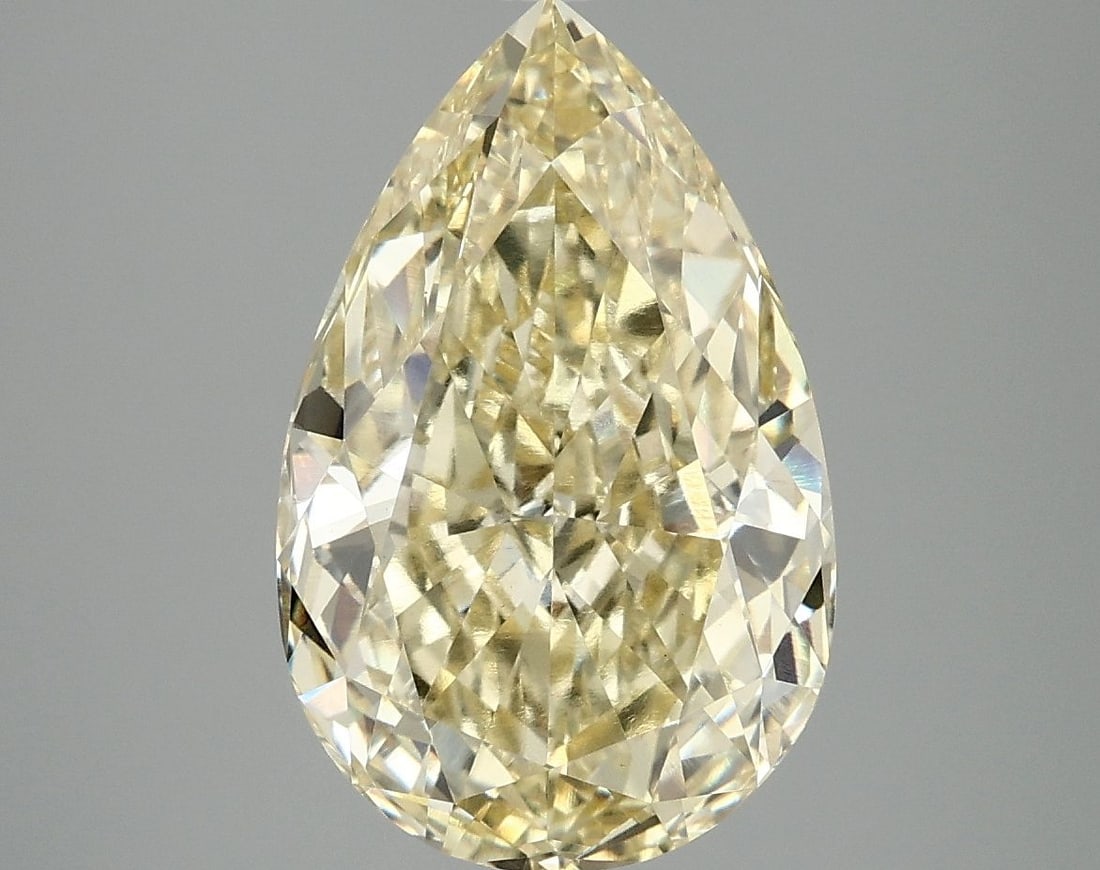 Loose Diamond - PEAR 5.1ct Fancy Intense Yellow VS1: Loose Diamond - PEAR 5.1ct Fancy Intense Yellow VS1 Source: This is a real non-mined Diamond that has been grown in a lab Shape: PEAR Carats: 5.1 Color: Fancy Intense Yellow Certification: IGI Video: