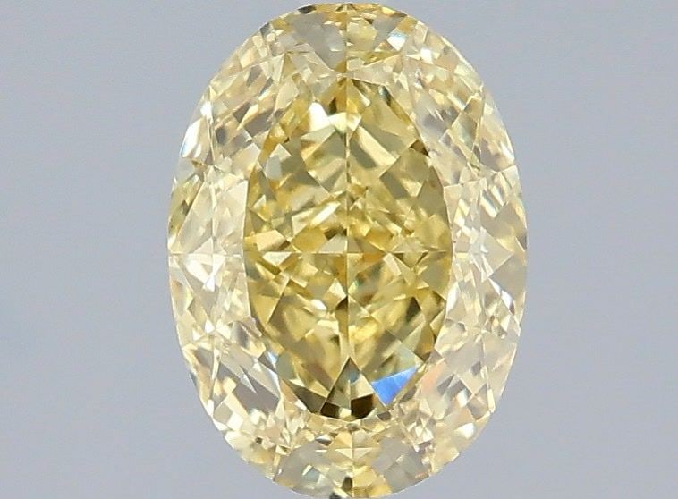 Loose Diamond - OVAL 1.57ct Fancy Intense Yellow VS1: Loose Diamond - OVAL 1.57ct Fancy Intense Yellow VS1 Source: This is a real non-mined Diamond that has been grown in a lab Shape: OVAL Carats: 1.57 Color: Fancy Intense Yellow Certification: IGI Video