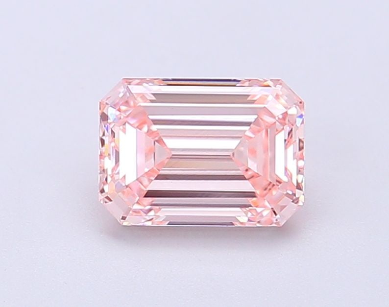 Loose Diamond - EMERALD 1.24ct Fancy Intense Pink VS1: Loose Diamond - EMERALD 1.24ct Fancy Intense Pink VS1 Source: This is a real non-mined Diamond that has been grown in a lab Shape: EMERALD Carats: 1.24 Color: Fancy Intense Pink Certification: IGI