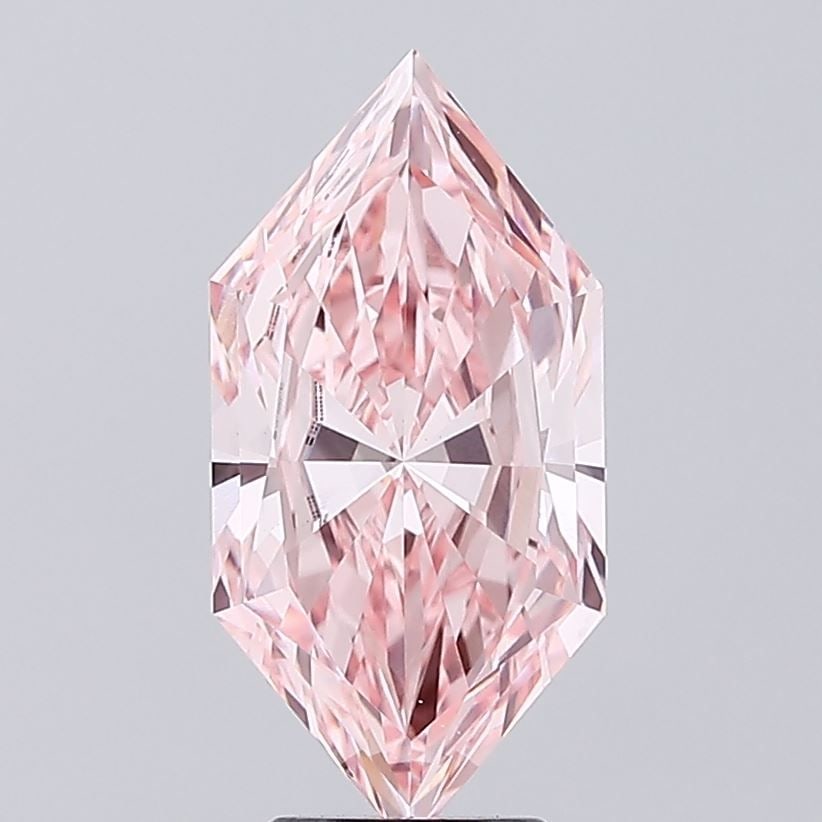 Loose Diamond - HEXAGONAL 4.02ct Fancy Vivid Pink VS1 (1 of 1)