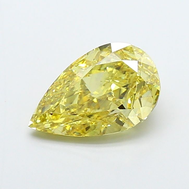 Loose Diamond - PEAR 5.01ct Fancy Intense Yellow VS2: Loose Diamond - PEAR 5.01ct Fancy Intense Yellow VS2 Source: This is a real non-mined Diamond that has been grown in a lab Shape: PEAR Carats: 5.01 Color: Fancy Intense Yellow Certification: IGI Video