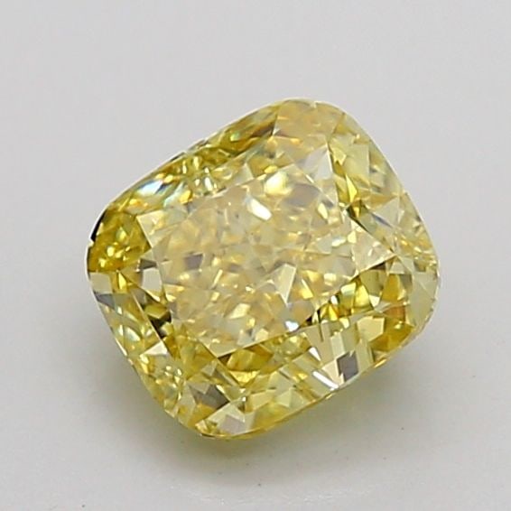 Loose Diamond - CUSHION MODIFIED 1.51ct Fancy Yellow VS1: Loose Diamond - CUSHION MODIFIED 1.51ct Fancy Yellow VS1 Source: This is a real non-mined Diamond that has been grown in a lab Shape: CUSHION MODIFIED Carats: 1.51 Color: Fancy Yellow Certification: I