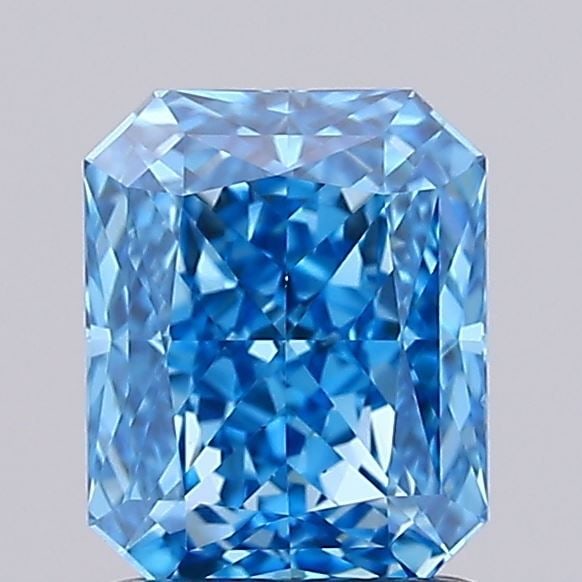 Loose Diamond - RADIANT 1.12ct Fancy Vivid Blue VS1: Loose Diamond - RADIANT 1.12ct Fancy Vivid Blue VS1 Source: This is a real non-mined Diamond that has been grown in a lab Shape: RADIANT Carats: 1.12 Color: Fancy Vivid Blue Certification: NONE Video: