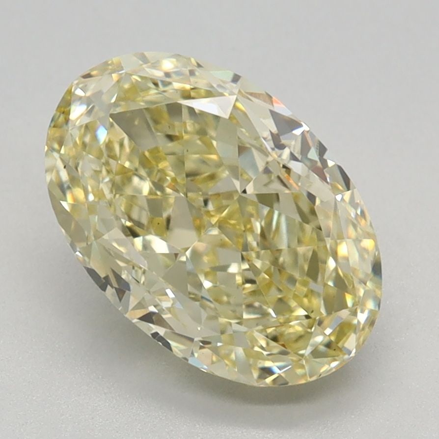 Loose Diamond - OVAL 2.14ct Fancy Yellow VS1: Loose Diamond - OVAL 2.14ct Fancy Yellow VS1 Source: This is a real non-mined Diamond that has been grown in a lab Shape: OVAL Carats: 2.14 Color: Fancy Yellow Certification: IGI Video: