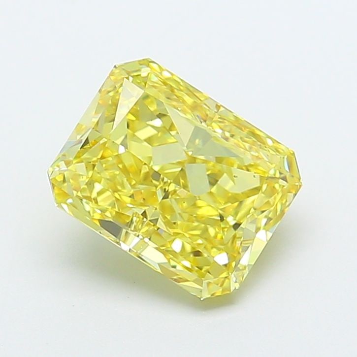 Loose Diamond - RADIANT 3.51ct Fancy Vivid Yellow VS2 (1 of 1)