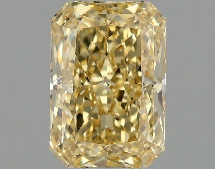 Loose Diamond - RADIANT 1.06ct Fancy Intense Yellow VS1: Loose Diamond - RADIANT 1.06ct Fancy Intense Yellow VS1 Source: This is a real non-mined Diamond that has been grown in a lab Shape: RADIANT Carats: 1.06 Color: Fancy Intense Yellow Certification: IGI