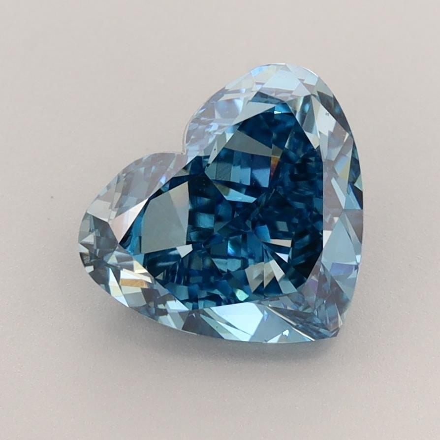 Loose Diamond - HEART 2.51ct Fancy Vivid Blue VS1: Loose Diamond - HEART 2.51ct Fancy Vivid Blue VS1 Source: This is a real non-mined Diamond that has been grown in a lab Shape: HEART Carats: 2.51 Color: Fancy Vivid Blue Certification: IGI Video: