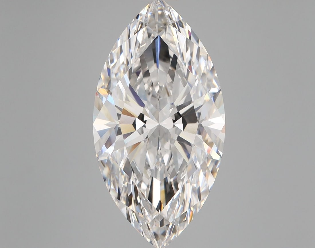 Loose Diamond - MARQUISE 5.08ct F VS1: Loose Diamond - MARQUISE 5.08ct F VS1 Source: This is a real non-mined Diamond that has been grown in a lab Shape: MARQUISE Carats: 5.08 Color: F Clarity: VS1 Certification: IGI Video: