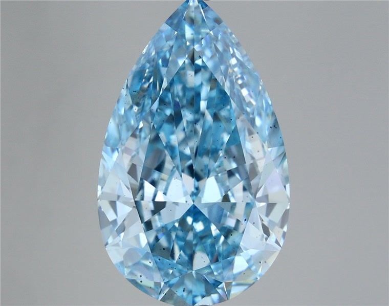 Loose Diamond - PEAR 7.0ct Fancy Vivid Blue SI1: Loose Diamond - PEAR 7.0ct Fancy Vivid Blue SI1 Source: This is a real non-mined Diamond that has been grown in a lab Shape: PEAR Carats: 7.0 Color: Fancy Vivid Blue Certification: IGI Video: