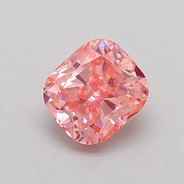 Loose Diamond - CUSHION MODIFIED 0.84ct Fancy Vivid Pink VS2: Loose Diamond - CUSHION MODIFIED 0.84ct Fancy Vivid Pink VS2 Source: This is a real non-mined Diamond that has been grown in a lab Shape: CUSHION MODIFIED Carats: 0.84 Color: Fancy Vivid Pink Certific