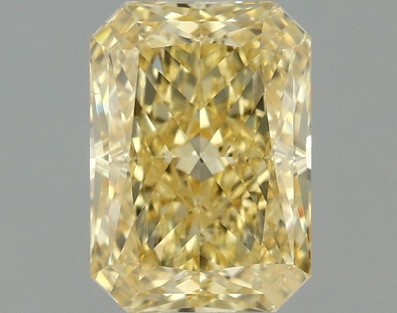 Loose Diamond - RADIANT 1.09ct Fancy Intense Yellow VVS2: Loose Diamond - RADIANT 1.09ct Fancy Intense Yellow VVS2 Source: This is a real non-mined Diamond that has been grown in a lab Shape: RADIANT Carats: 1.09 Color: Fancy Intense Yellow Certification: IG