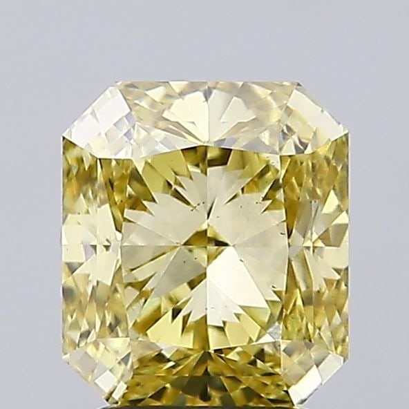 Loose Diamond - RADIANT 2.5ct Fancy Vivid Yellow VS1: Loose Diamond - RADIANT 2.5ct Fancy Vivid Yellow VS1 Source: This is a real non-mined Diamond that has been grown in a lab Shape: RADIANT Carats: 2.5 Color: Fancy Vivid Yellow Certification: NONE Vide