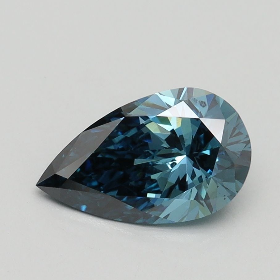 Loose Diamond - PEAR 1.11ct Fancy Vivid Blue SI1: Loose Diamond - PEAR 1.11ct Fancy Vivid Blue SI1 Source: This is a real non-mined Diamond that has been grown in a lab Shape: PEAR Carats: 1.11 Color: Fancy Vivid Blue Certification: IGI Video:
