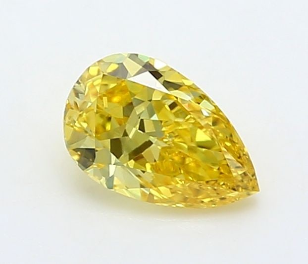Loose Diamond - PEAR 0.25ct Fancy Vivid Yellow VVS2: Loose Diamond - PEAR 0.25ct Fancy Vivid Yellow VVS2 Source: This is a real non-mined Diamond that has been grown in a lab Shape: PEAR Carats: 0.25 Color: Fancy Vivid Yellow Certification: IGI Video: