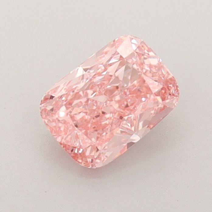 Loose Diamond - CUSHION BRILLIANT 0.84ct Fancy Vivid Pink VS1: Loose Diamond - CUSHION BRILLIANT 0.84ct Fancy Vivid Pink VS1 Source: This is a real non-mined Diamond that has been grown in a lab Shape: CUSHION BRILLIANT Carats: 0.84 Color: Fancy Vivid Pink Certif
