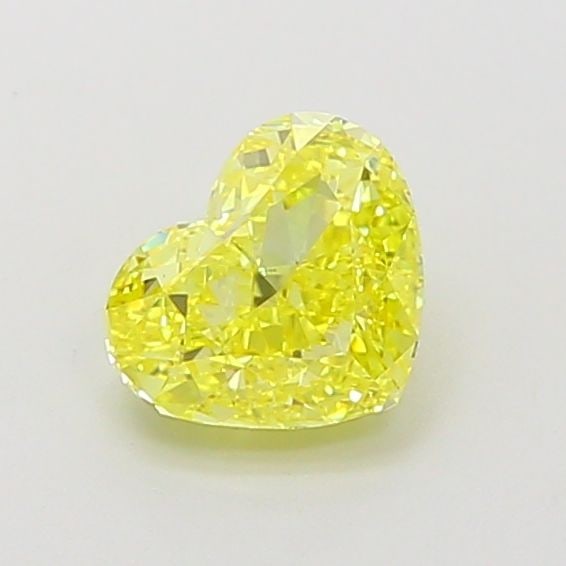 Loose Diamond - HEART 1.0ct Fancy Vivid Yellow VS1: Loose Diamond - HEART 1.0ct Fancy Vivid Yellow VS1 Source: This is a real non-mined Diamond that has been grown in a lab Shape: HEART Carats: 1.0 Color: Fancy Vivid Yellow Certification: IGI Video: