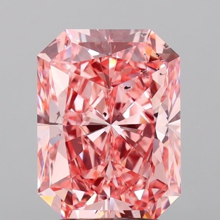 Loose Diamond - RADIANT 3.01ct Fancy Vivid Pink SI1 (1 of 1)