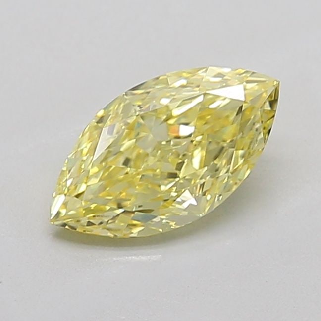 Loose Diamond - MARQUISE 1.1ct Fancy Intense Yellow VS1: Loose Diamond - MARQUISE 1.1ct Fancy Intense Yellow VS1 Source: This is a real non-mined Diamond that has been grown in a lab Shape: MARQUISE Carats: 1.1 Color: Fancy Intense Yellow Certification: IGI