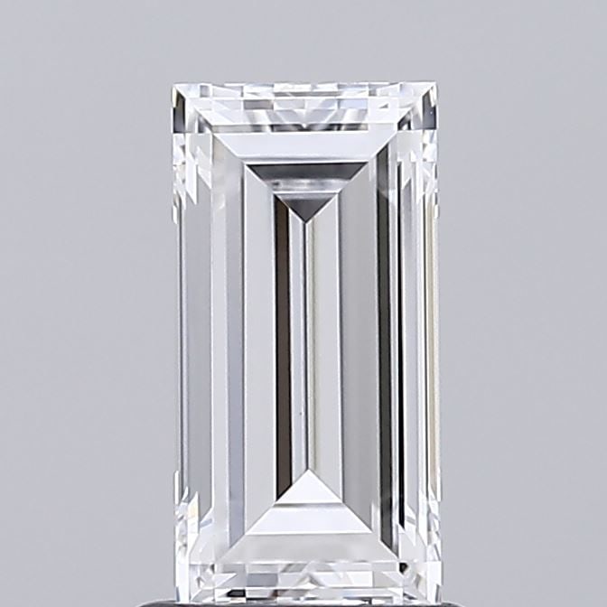 Loose Diamond - BAGUETTE 1.23ct D VVS1: Loose Diamond - BAGUETTE 1.23ct D VVS1 Source: This is a real non-mined Diamond that has been grown in a lab Shape: BAGUETTE Carats: 1.23 Color: D Clarity: VVS1 Certification: IGI Video: