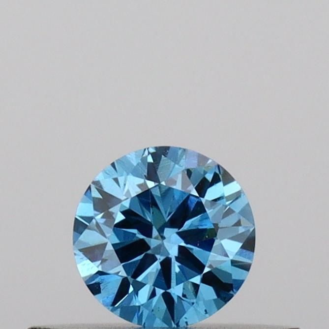 Loose Diamond - ROUND 0.22ct Fancy Vivid Blue SI1: Loose Diamond - ROUND 0.22ct Fancy Vivid Blue SI1 Source: This is a real non-mined Diamond that has been grown in a lab Shape: ROUND Carats: 0.22 Color: Fancy Vivid Blue Certification: IGI Video: