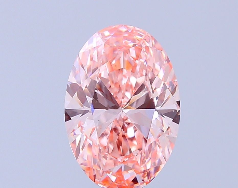 Loose Diamond - OVAL 1.51ct Fancy Vivid Pink VS1: Loose Diamond - OVAL 1.51ct Fancy Vivid Pink VS1 Source: This is a real non-mined Diamond that has been grown in a lab Shape: OVAL Carats: 1.51 Color: Fancy Vivid Pink Certification: IGI Video: