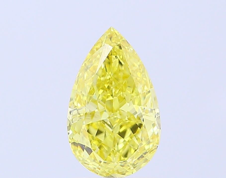 Loose Diamond - PEAR 2.08ct Fancy Vivid Yellow VS1: Loose Diamond - PEAR 2.08ct Fancy Vivid Yellow VS1 Source: This is a real non-mined Diamond that has been grown in a lab Shape: PEAR Carats: 2.08 Color: Fancy Vivid Yellow Certification: IGI Video: