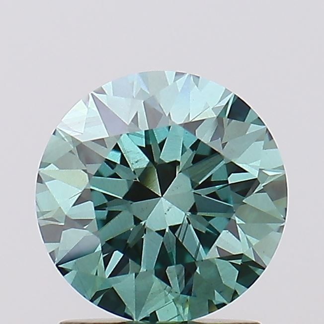 Ideal Loose Diamond - ROUND 1.54ct Fancy Vivid Green SI1 (1 of 1)