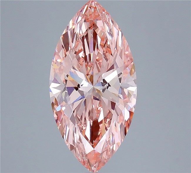 Loose Diamond - MARQUISE 5.01ct Fancy Vivid Pink VS1: Loose Diamond - MARQUISE 5.01ct Fancy Vivid Pink VS1 Source: This is a real non-mined Diamond that has been grown in a lab Shape: MARQUISE Carats: 5.01 Color: Fancy Vivid Pink Certification: IGI Video