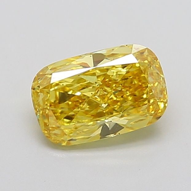 Loose Diamond - CUSHION MODIFIED 2.0ct Fancy Vivid Yellow VS2: Loose Diamond - CUSHION MODIFIED 2.0ct Fancy Vivid Yellow VS2 Source: This is a real non-mined Diamond that has been grown in a lab Shape: CUSHION MODIFIED Carats: 2.0 Color: Fancy Vivid Yellow Certif