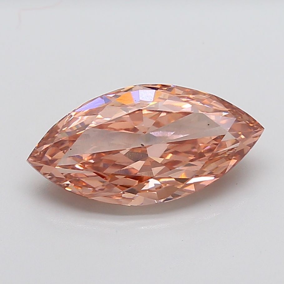 Loose Diamond - MARQUISE 5.2ct Fancy Pinkish Brown VS2: Loose Diamond - MARQUISE 5.2ct Fancy Pinkish Brown VS2 Source: This is a real non-mined Diamond that has been grown in a lab Shape: MARQUISE Carats: 5.2 Color: Fancy Pinkish Brown Certification: IGI V