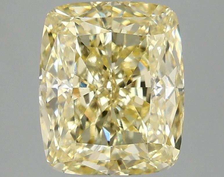 Loose Diamond - CUSHION MODIFIED 3.04ct Fancy Intense Yellow VS2: Loose Diamond - CUSHION MODIFIED 3.04ct Fancy Intense Yellow VS2 Source: This is a real non-mined Diamond that has been grown in a lab Shape: CUSHION MODIFIED Carats: 3.04 Color: Fancy Intense Yellow