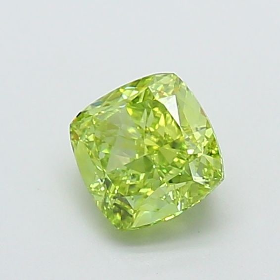 Loose Diamond - CUSHION MODIFIED 1.24ct Fancy Vivid Green IF: Loose Diamond - CUSHION MODIFIED 1.24ct Fancy Vivid Green IF Source: This is a real non-mined Diamond that has been grown in a lab Shape: CUSHION MODIFIED Carats: 1.24 Color: Fancy Vivid Green Certifi