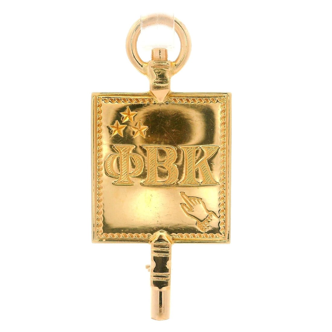 Vintage Phi Beta Kappa 1776 14k Yellow Gold Brooch Pin: Vintage Phi Beta Kappa 1776 14k Yellow Gold Brooch Pin This exquisite vintage Phi Beta Kappa pin brooch is crafted from solid 14k yellow gold, showcasing a timeless design that reflects its historical