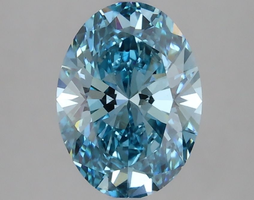 Loose Diamond - OVAL 2.08ct Fancy Vivid Blue VS1 (1 of 1)