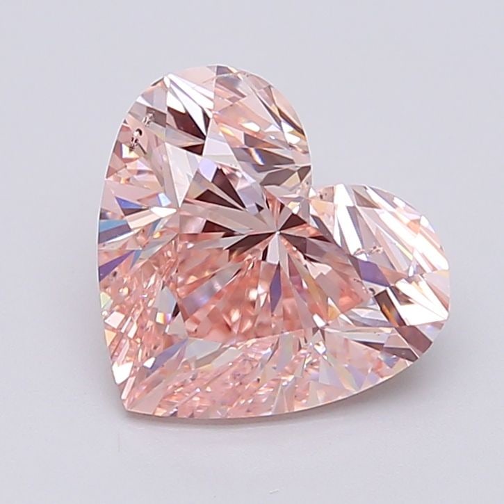 Loose Diamond - HEART 3.5ct Fancy Brownish Pink SI1: Loose Diamond - HEART 3.5ct Fancy Brownish Pink SI1 Source: This is a real non-mined Diamond that has been grown in a lab Shape: HEART Carats: 3.5 Color: Fancy Brownish Pink Certification: IGI Video: