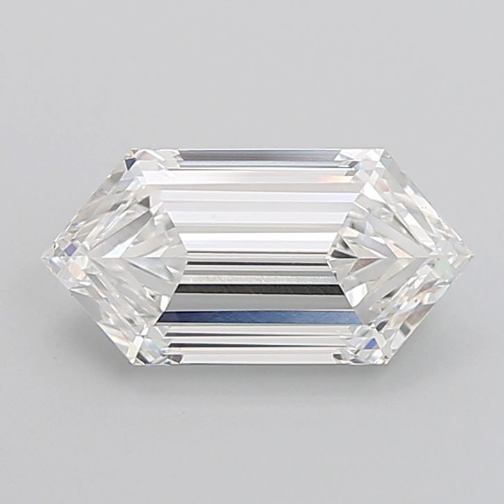 Loose Diamond - HEXAGONAL 4.12ct E VVS2: Loose Diamond - HEXAGONAL 4.12ct E VVS2 Source: This is a real non-mined Diamond that has been grown in a lab Shape: HEXAGONAL Carats: 4.12 Color: E Clarity: VVS2 Certification: IGI Video: