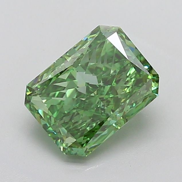 Loose Diamond - RADIANT 3.31ct Fancy Vivid Green VS1: Loose Diamond - RADIANT 3.31ct Fancy Vivid Green VS1 Source: This is a real non-mined Diamond that has been grown in a lab Shape: RADIANT Carats: 3.31 Color: Fancy Vivid Green Certification: IGI Video