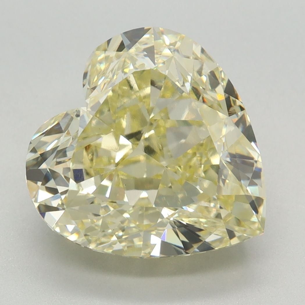 Loose Diamond - HEART 5.22ct Fancy Intense Yellow VS1: Loose Diamond - HEART 5.22ct Fancy Intense Yellow VS1 Source: This is a real non-mined Diamond that has been grown in a lab Shape: HEART Carats: 5.22 Color: Fancy Intense Yellow Certification: IGI Vid