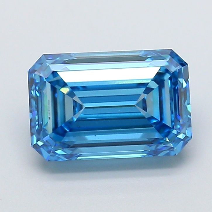 Loose Diamond - EMERALD 3.05ct Fancy Vivid Blue VS1: Loose Diamond - EMERALD 3.05ct Fancy Vivid Blue VS1 Source: This is a real non-mined Diamond that has been grown in a lab Shape: EMERALD Carats: 3.05 Color: Fancy Vivid Blue Certification: IGI Video: