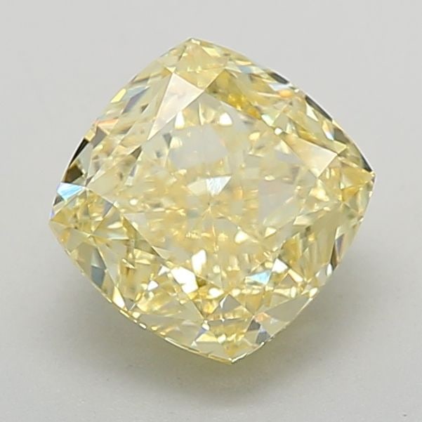 Loose Diamond - CUSHION MODIFIED 2.71ct Fancy Intense Yellow VVS2: Loose Diamond - CUSHION MODIFIED 2.71ct Fancy Intense Yellow VVS2 Source: This is a real non-mined Diamond that has been grown in a lab Shape: CUSHION MODIFIED Carats: 2.71 Color: Fancy Intense Yellow